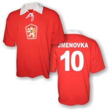 011 Retro dres ČSSR fotbal červený