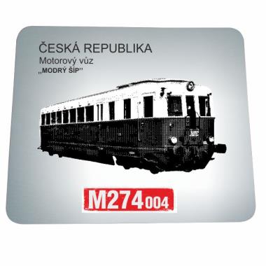 070 Podložka pod myš M274.004 MODRÝ ŠÍP