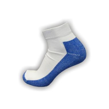 011 Socks ATLETICO white-blue short