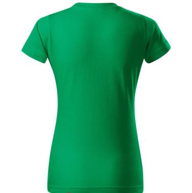 016 Tričko BASIC dámské středně zelená
