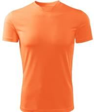 088 Funkční tričko FANTASY muži neonová mandarinka