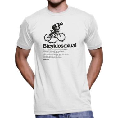 020 Tričko BA cyklo BYCYKLOSEXUAL white