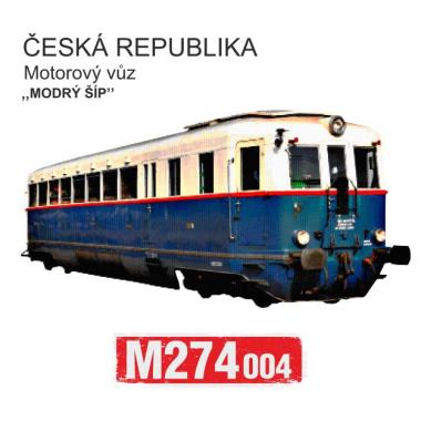 011 Tričko M274.004 MODRÝ ŠÍP color